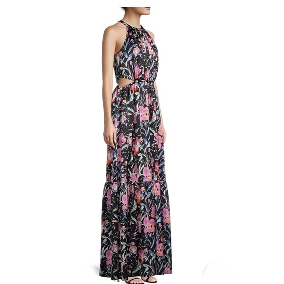 Aidan Mattox Tiered Floral Maxi Dress - Picture 10 of 10